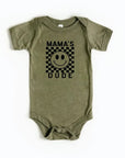 Mama's Dude Checkered Onesie Saved by Grace Co.
