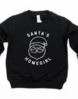 Santa's Homegirl Pullover Saved by Grace Co.