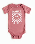 Mama's Girl Checkered Onesie Saved by Grace Co.
