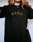 Mama Varsity Neutral Tee Saved by Grace Co.
