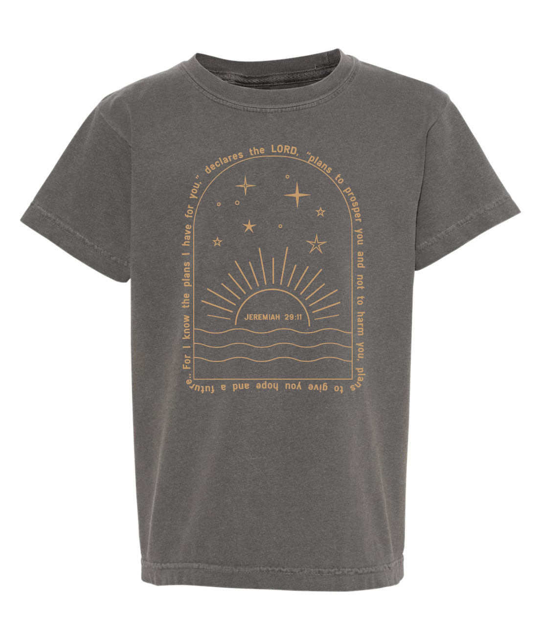 For I know the Plans Scripture Kids Tee