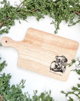 Personalized Vintage Santa Charcuterie Board Saved by Grace Co.