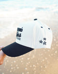 Friend in Jesus - Black Vintage Trucker Hat KenzKustomz