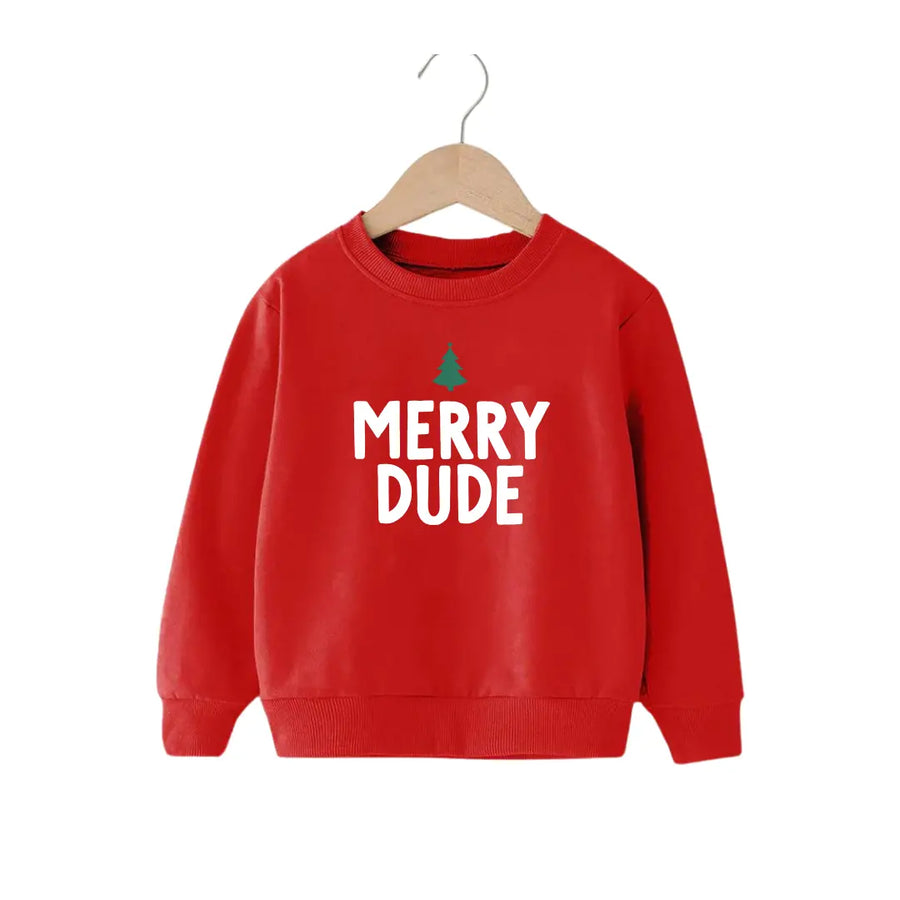 Merry Dude Tree Pullover Saved by Grace Co.