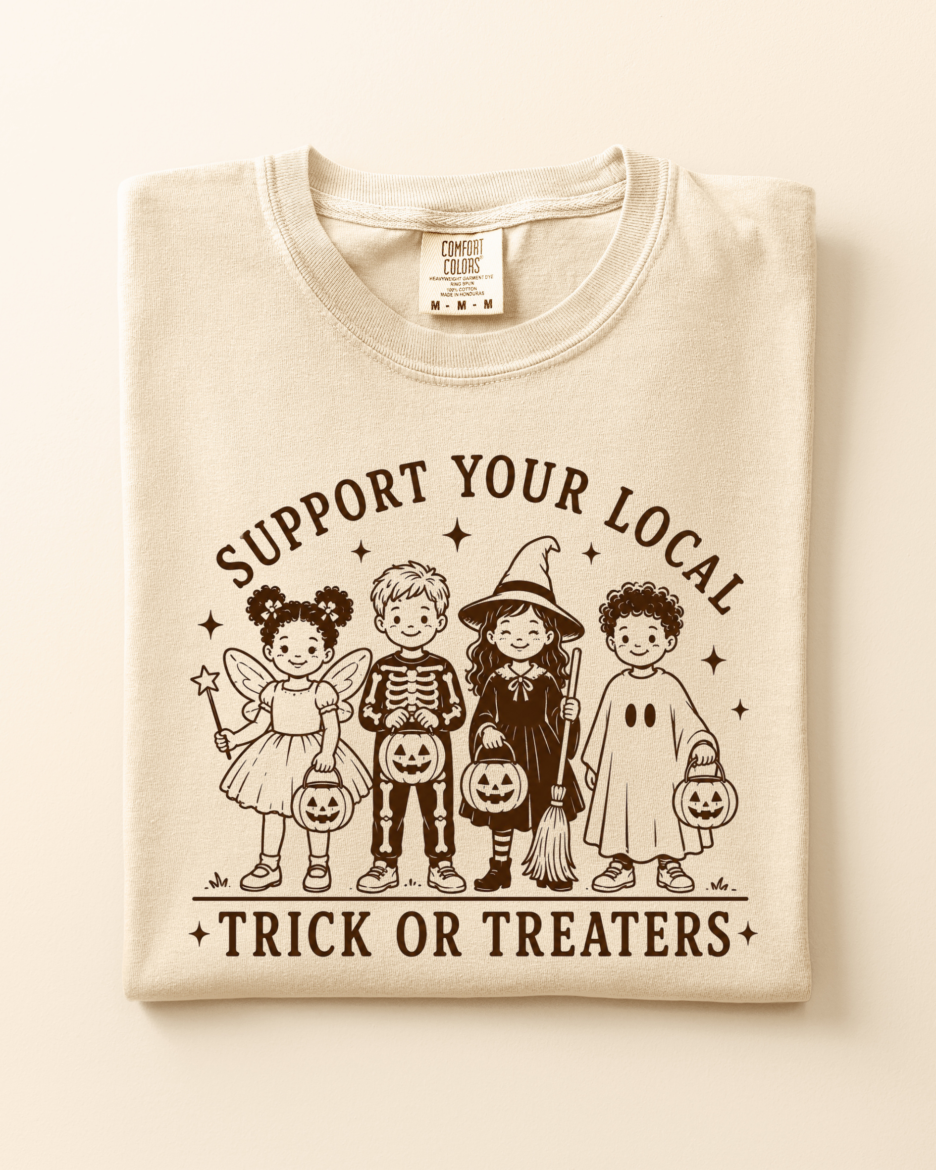 Support Your Local Tricker Treaters Adult Tee or Sweatshirt