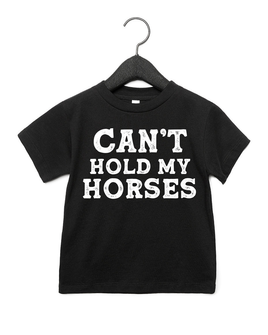 Can't Hold My Horses Kids Tee SBG Co.