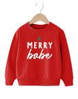 Merry Babe Tree Pullover