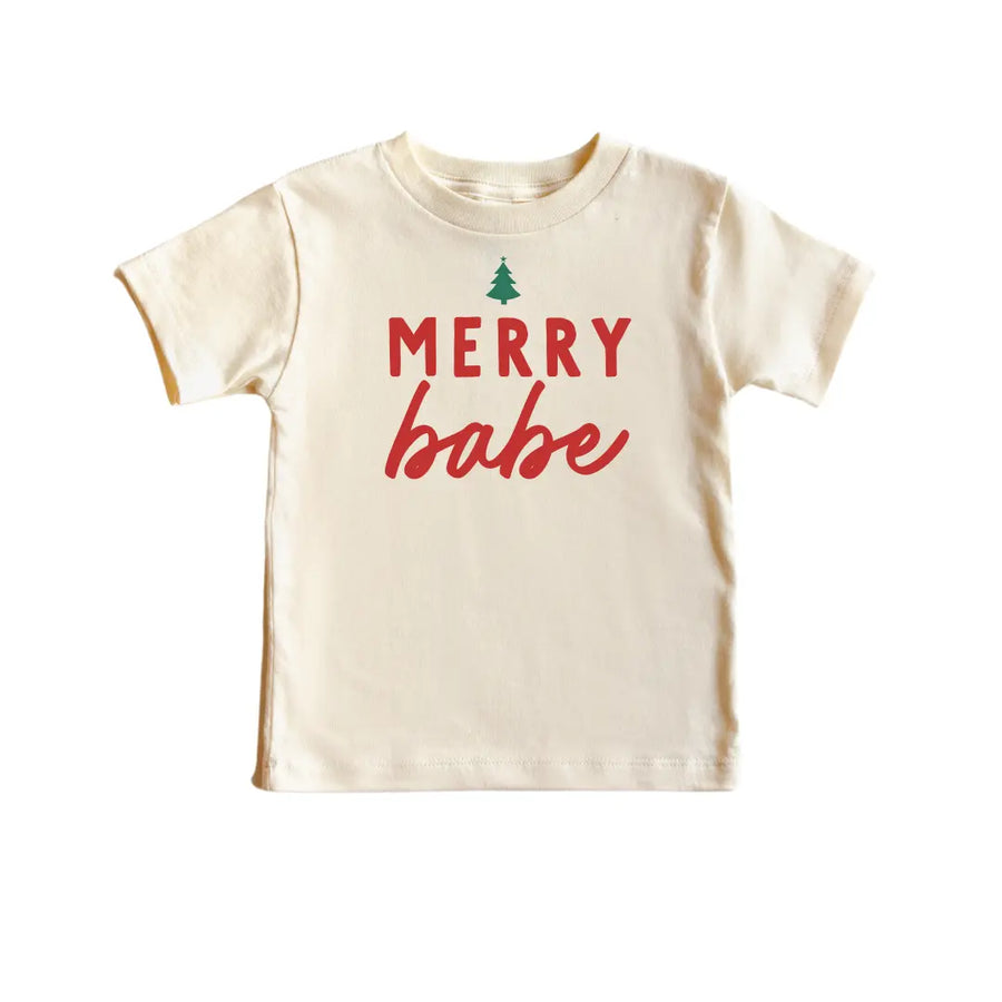Merry Babe Tree Tee Saved by Grace Co.