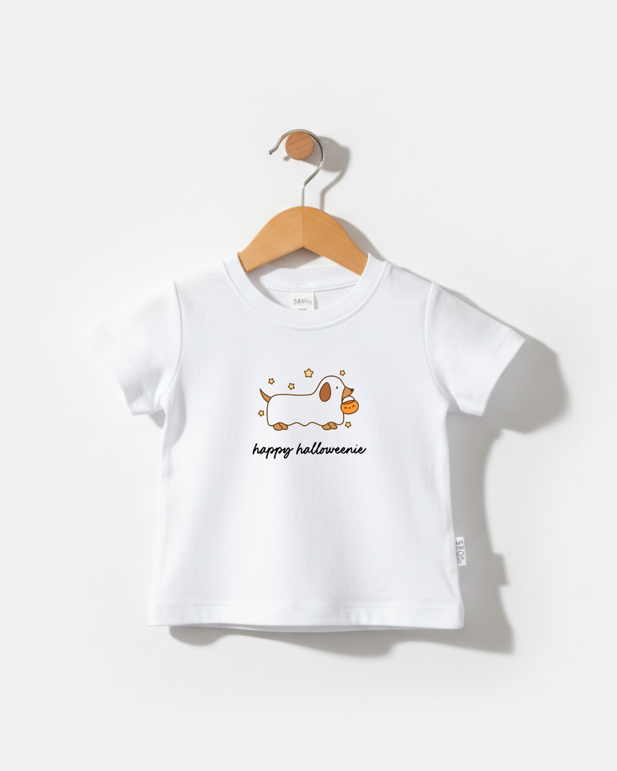 Happy HalloWEENIE Weenie Dog Kids Tee or Sweatshirt SBG Co.