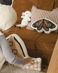 Butterfly Canvas Pillow | Handmade Artisan Decor