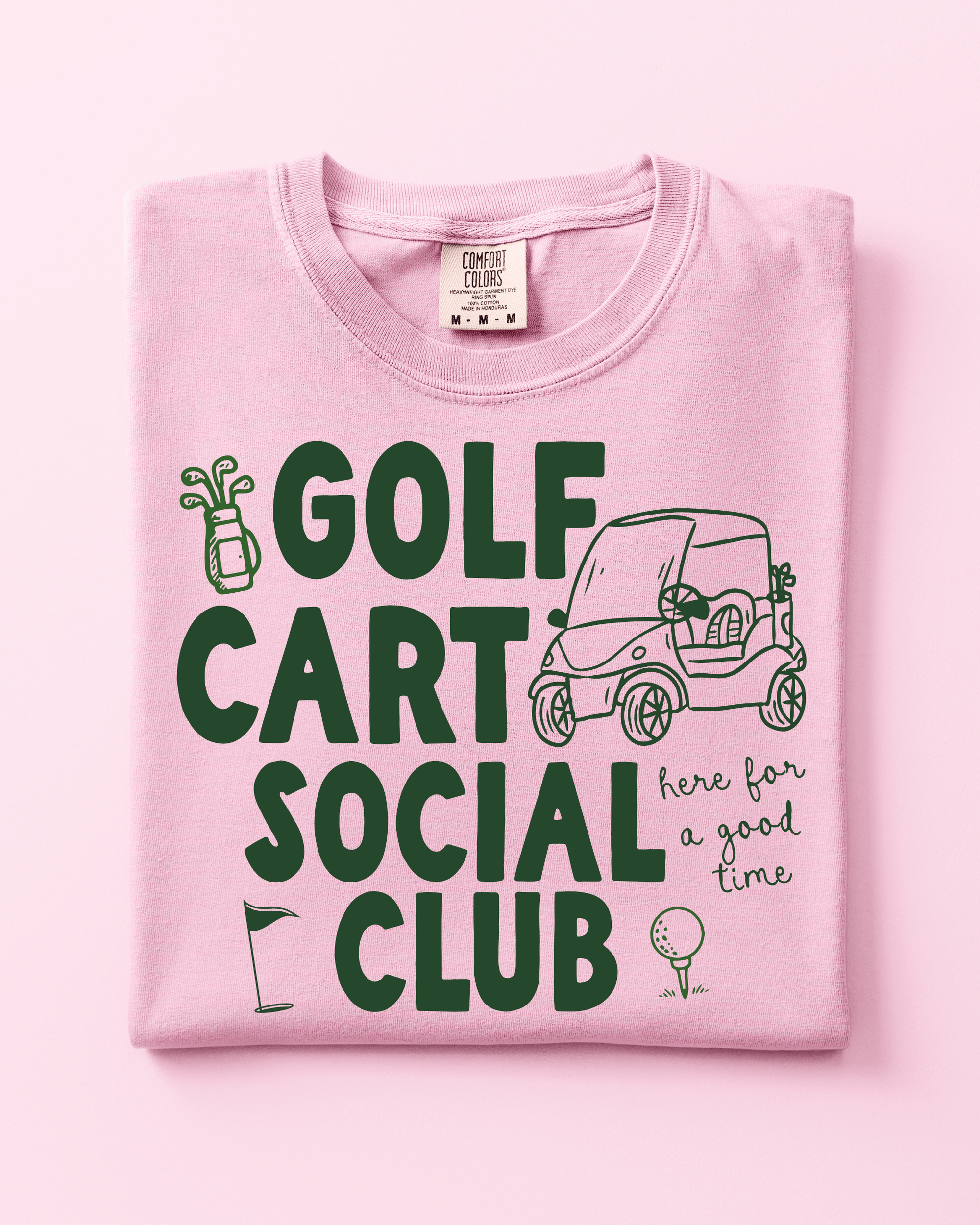 Golf Cart Social CLUB Tee