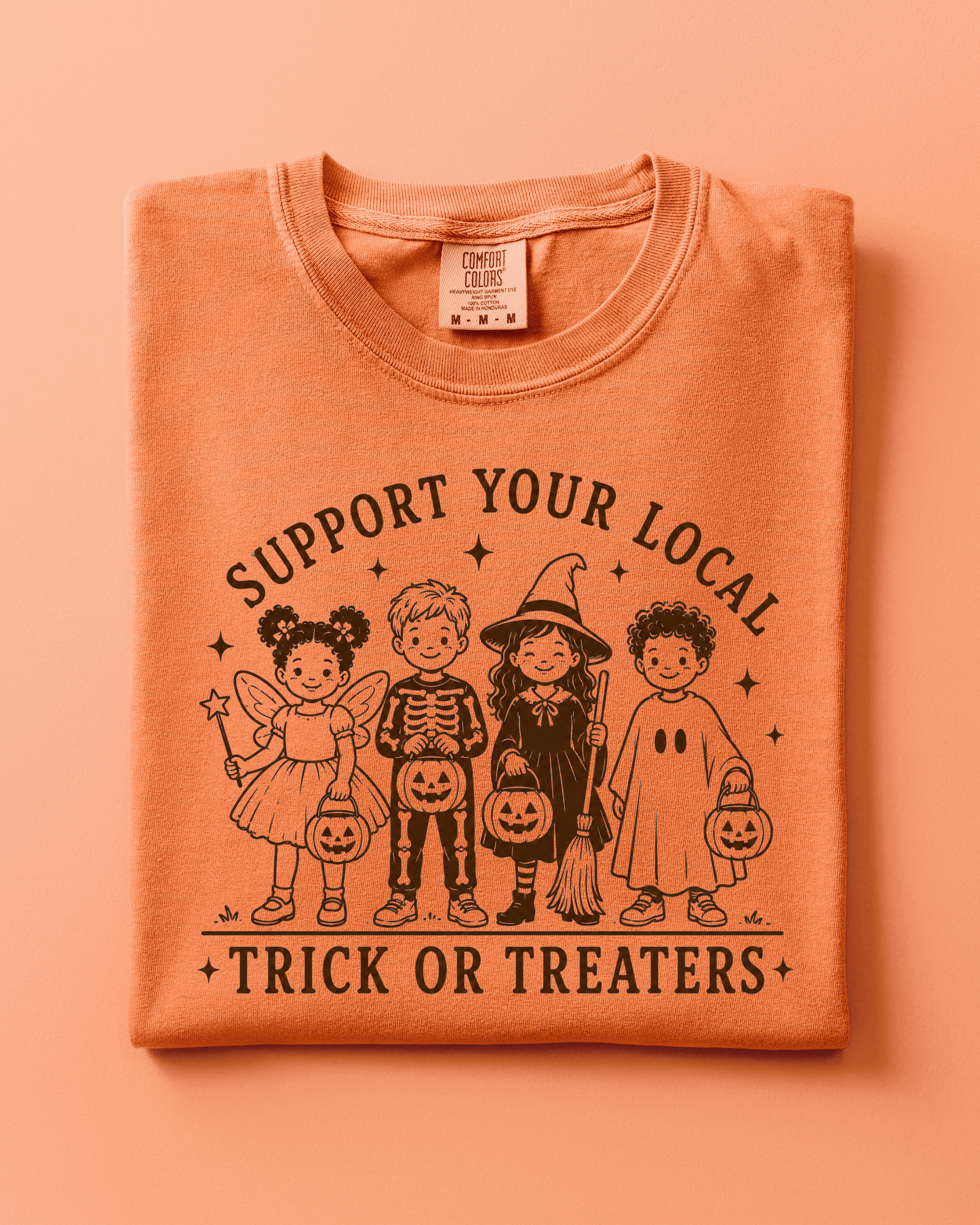 Support Your Local Tricker Treaters Adult Tee or Sweatshirt