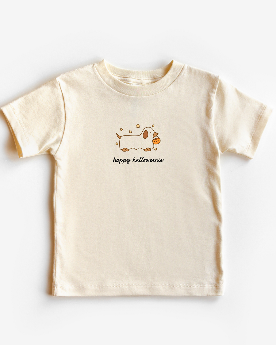 Happy HalloWEENIE Weenie Dog Kids Tee or Sweatshirt SBG Co.