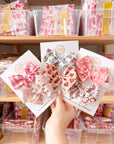 Ditsy Red Hearts Pinwheel