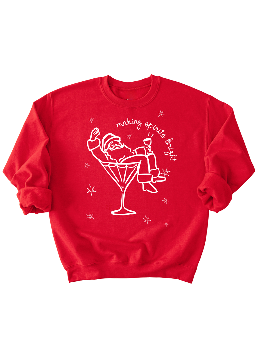 Making Spirits Bright Tee or Pullover SBG Co.