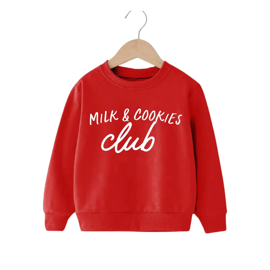 Milk + Cookies Club Kids Pullover Saved by Grace Co.