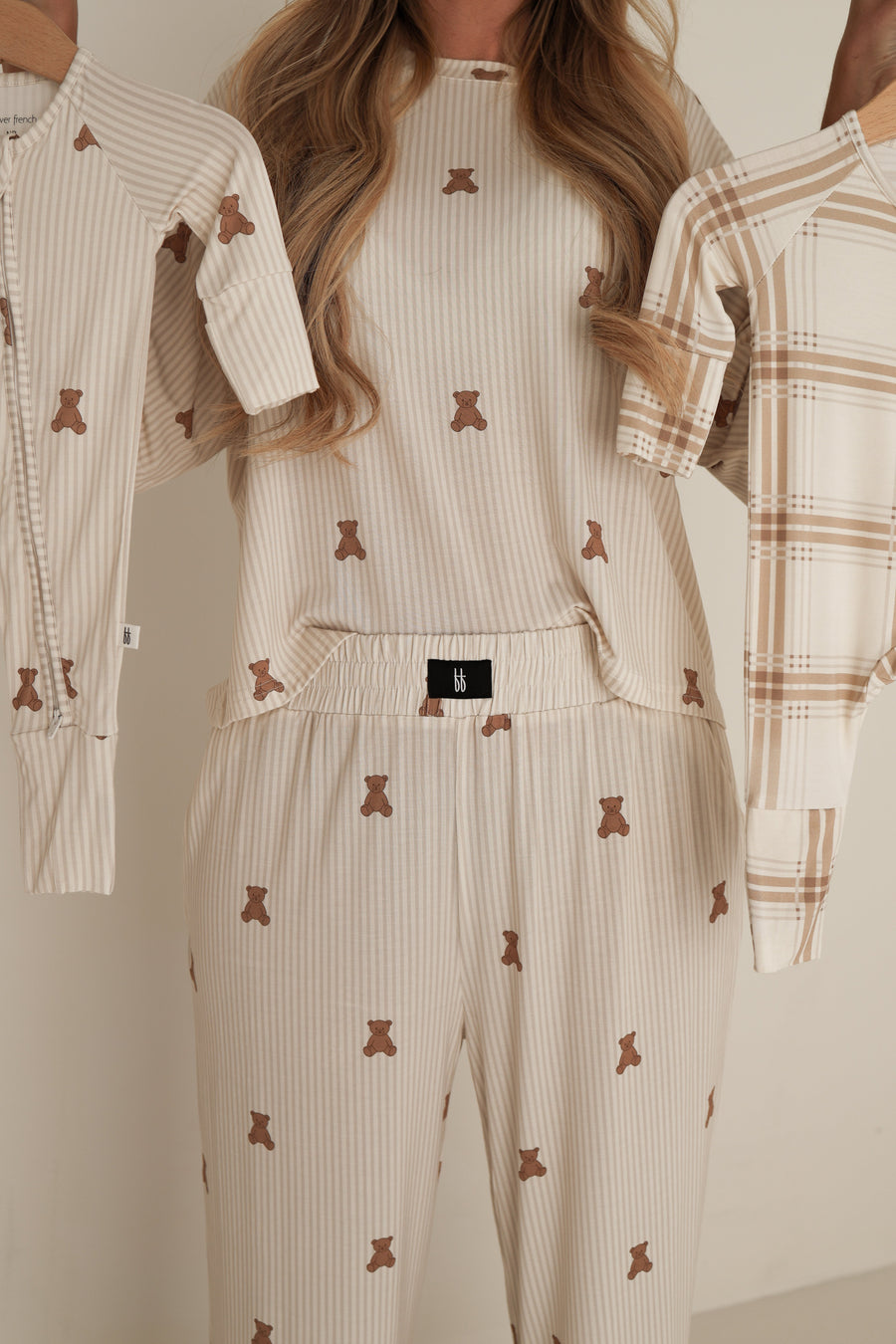 Women's Boxy Tee Lounge Set | Teddy forever french baby