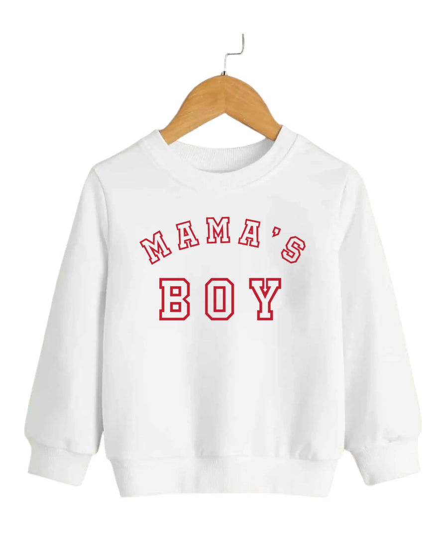 Mama's Boy Varsity Pullover Saved by Grace Co.