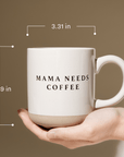 Dog Mom 14oz. Stoneware Coffee Mug