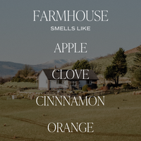 Farmhouse Soy Candle - Amber Jar - 11 oz