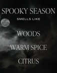 Spooky Season Soy Candle - Orange Matte Jar - 15 oz (Cozy Season)