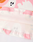 Halloween Ghost Pumpkin Print Short sleeve Dress
