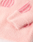 Halloween Pink Girls Pullover Sweater