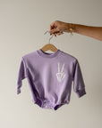 Sweatshirt Romper | Enchanted Skelly forever french baby