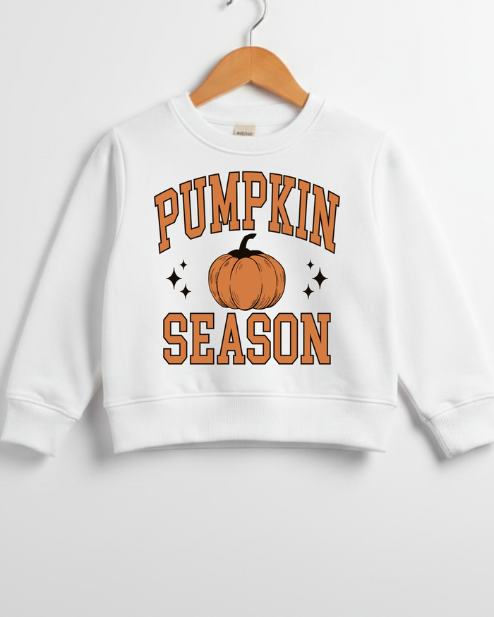Pumpkin Season Kids Sweatshirt SBG Co.