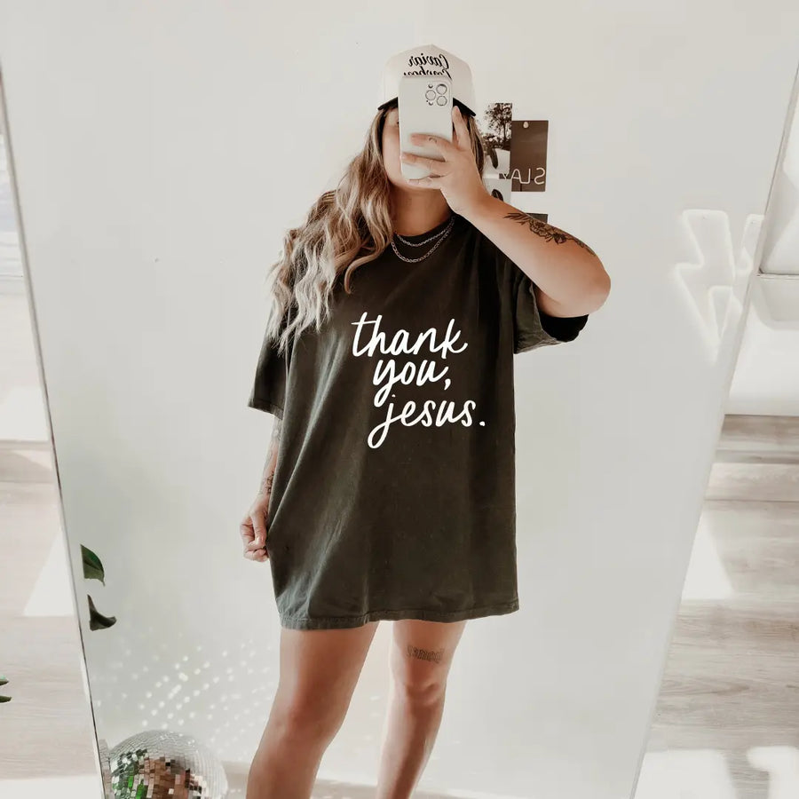 Thank You Jesus Tee Saved by Grace Co.
