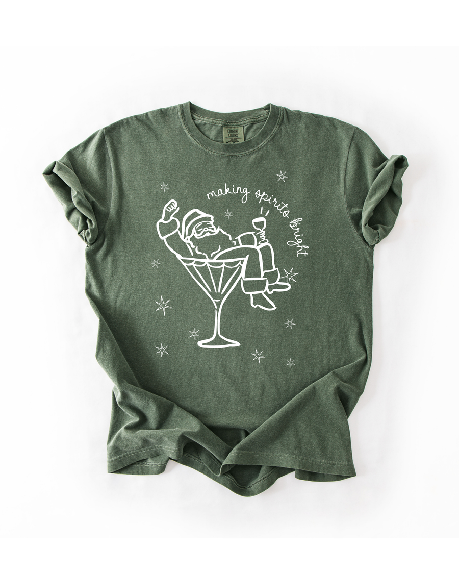 Making Spirits Bright Tee or Pullover SBG Co.