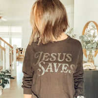 Jesus Saves Monochromatic Tee