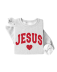 JESUS Varsity Sweatshirt - Valentine's Day Edition