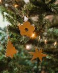 Christmas Tree Leather Ornament | Handmade & Sustainable