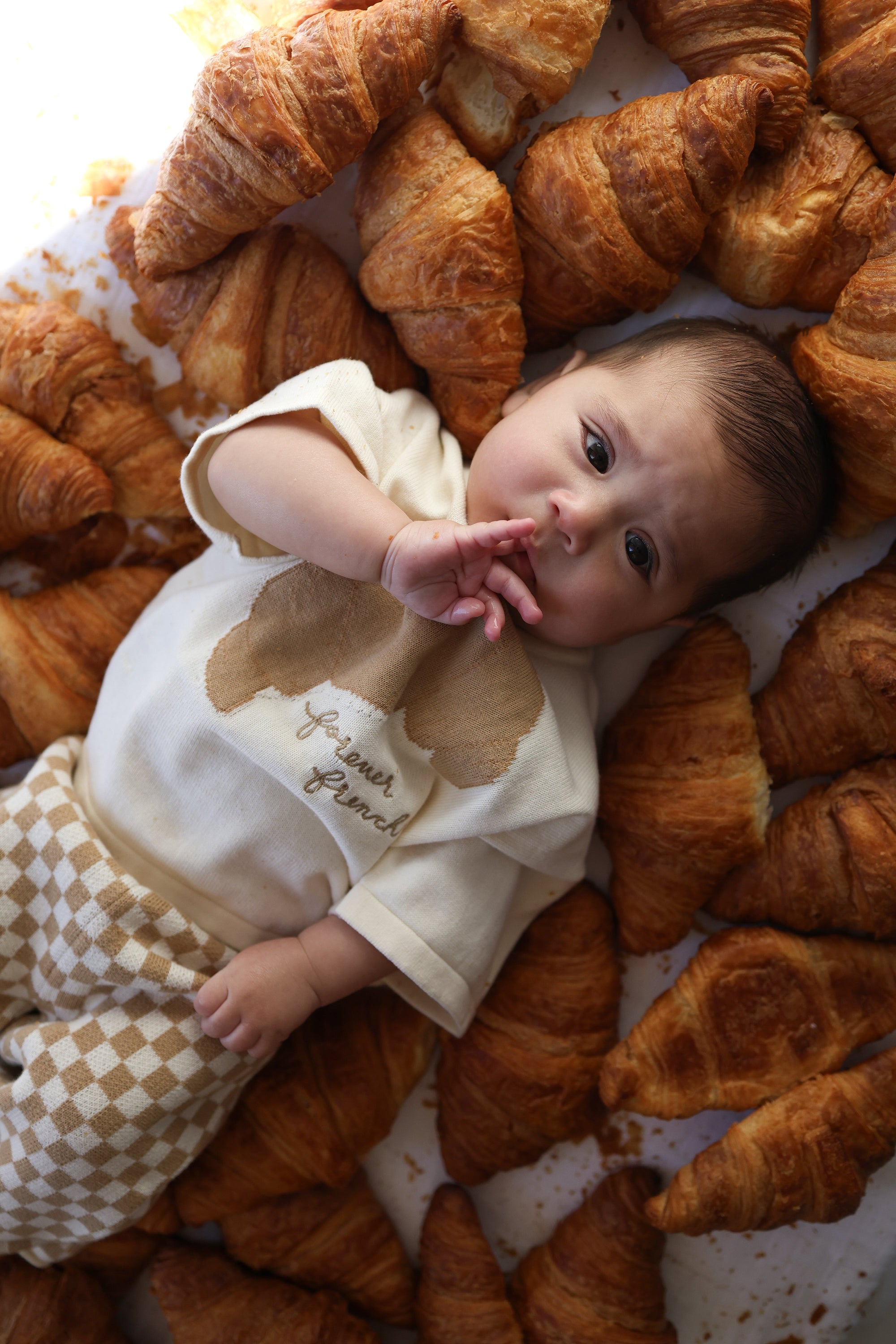 Knit Pant Set | Croissants