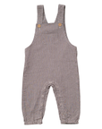Brown Plaid Overalls Mebie Baby