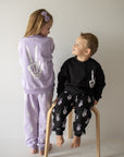 Child Sweat Set | Midnight Skelly forever french baby