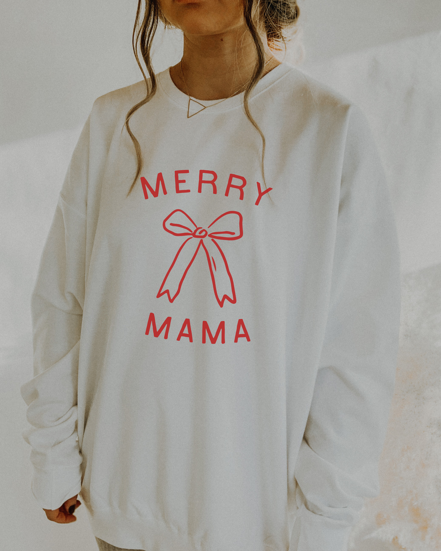 Merry Mama Bow Pullover SBG Co.