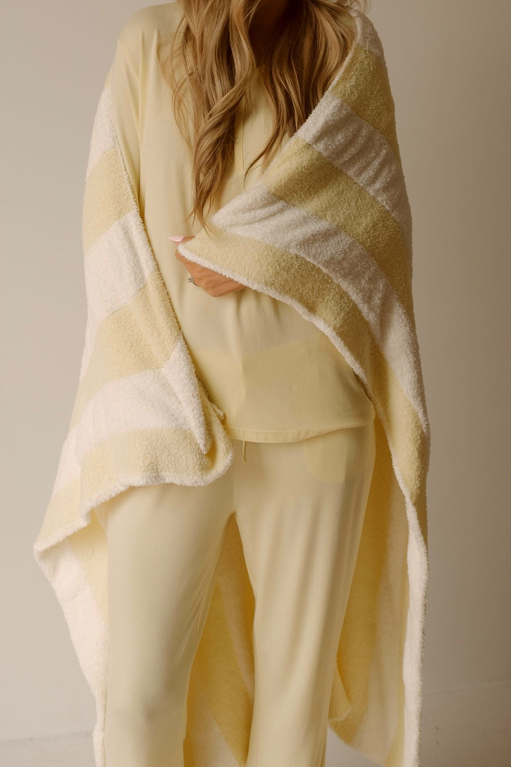 Plush Blanket | Sunny Stripe forever french baby