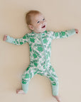 Bamboo Zip Romper | Lucky Shamrock