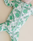 Bamboo Zip Romper | Lucky Shamrock