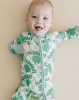 Bamboo Zip Romper | Lucky Shamrock