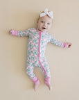 Bamboo Zip Romper | Shamrock & Bows