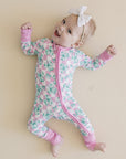 Bamboo Zip Romper | Shamrock & Bows