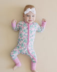 Bamboo Zip Romper | Shamrock & Bows