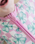 Bamboo Zip Romper | Shamrock & Bows
