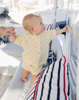 Yellow Cardigan Bloomer Set