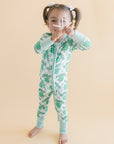 Bamboo Zip Romper | Lucky Shamrock