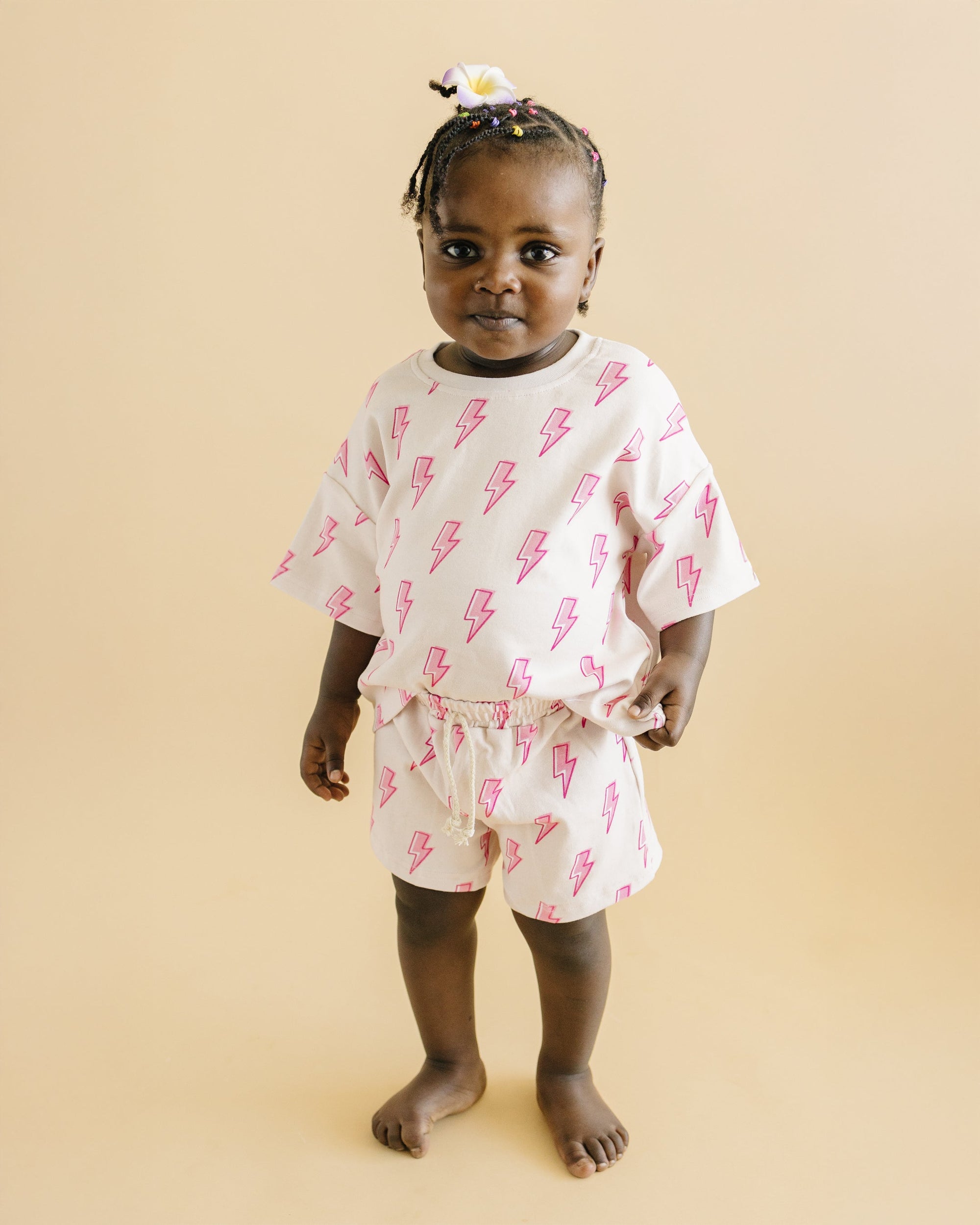 Shorts Set | Pink Bolts