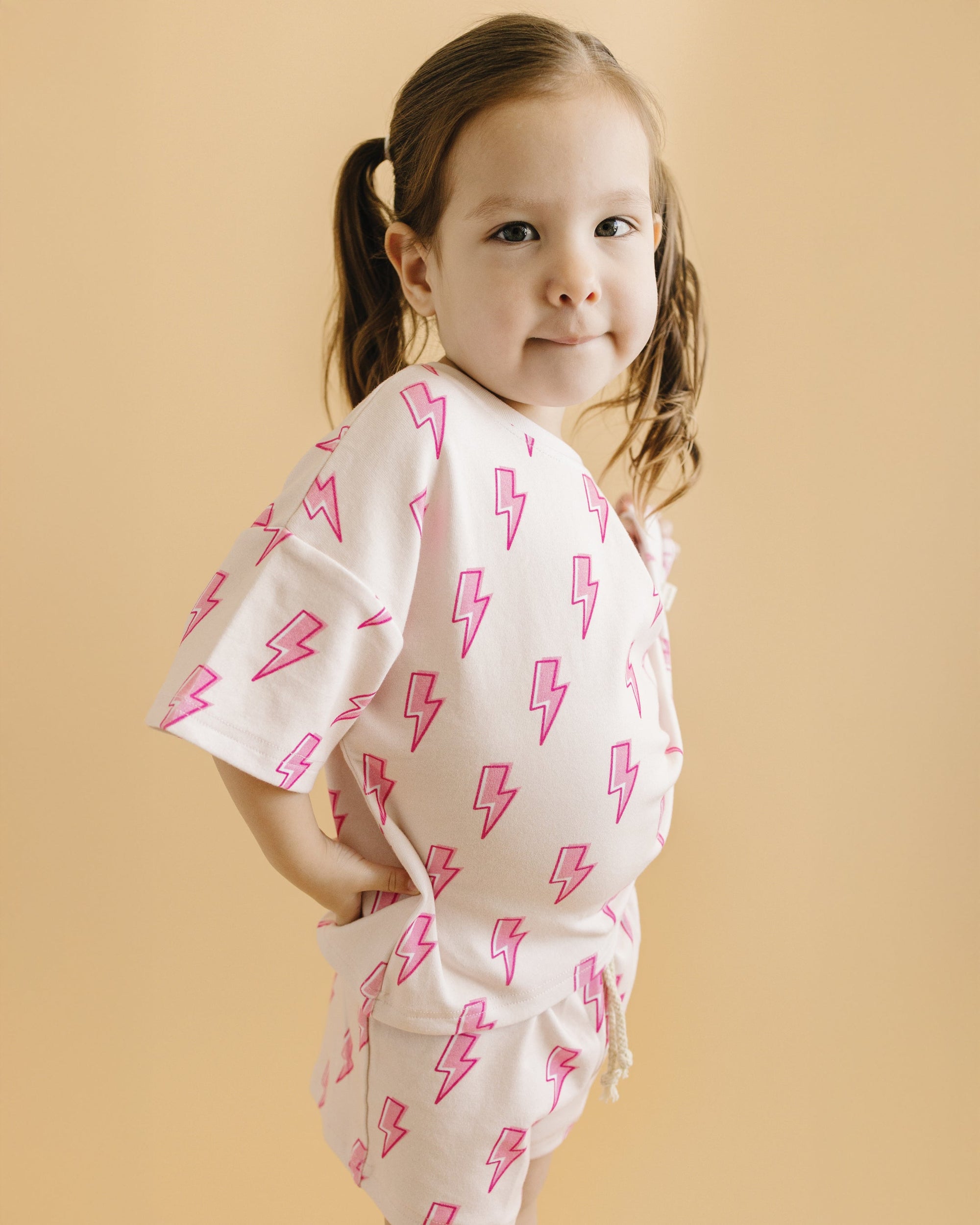 Shorts Set | Pink Bolts